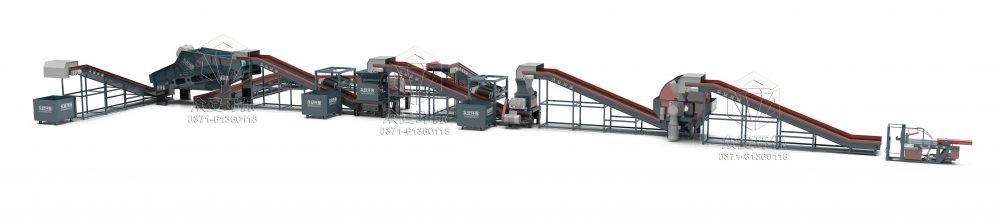 廢舊輪胎替代燃料（SRF）制備系統